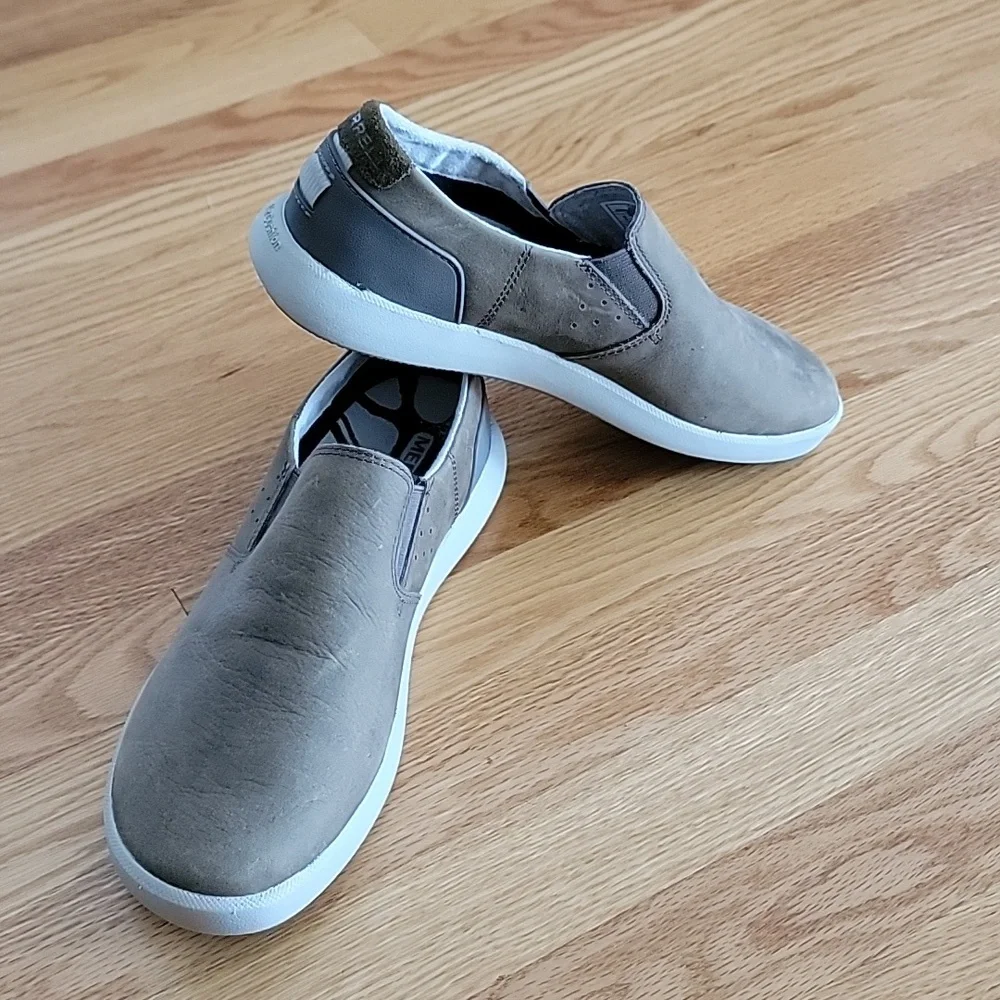 Merrell Cloudy Brown Leather Slides